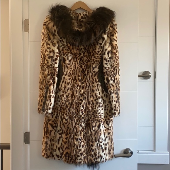 Visconf Leopard Print Coat - Picture 5 of 8